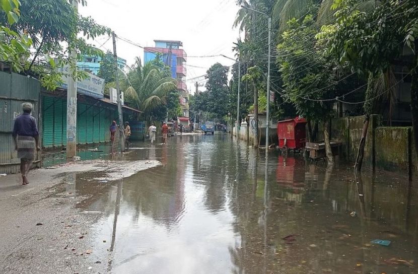 সিলেটে কমছে বন্যার পানি