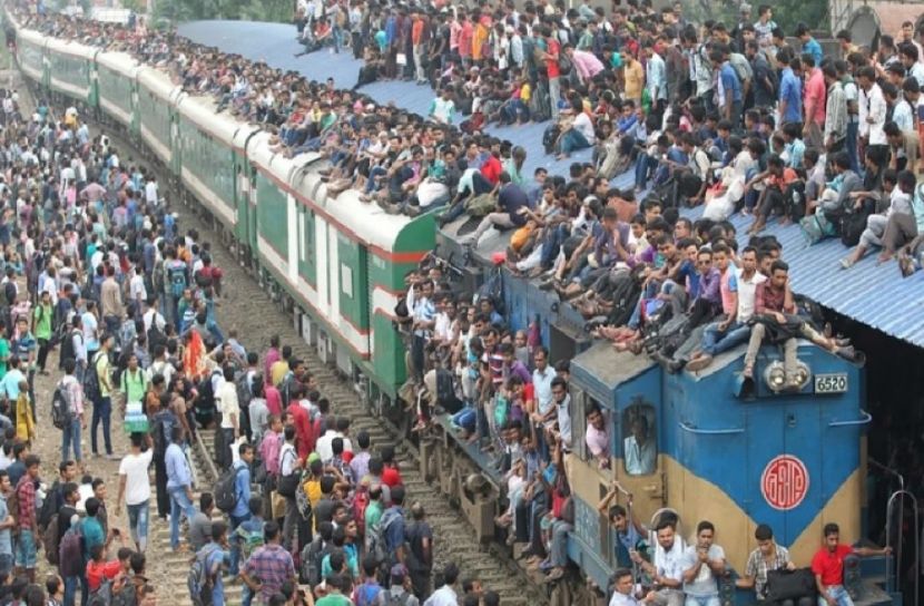 রাজধানী ছেড়েছেন ৩৫ লাখ মানুষ