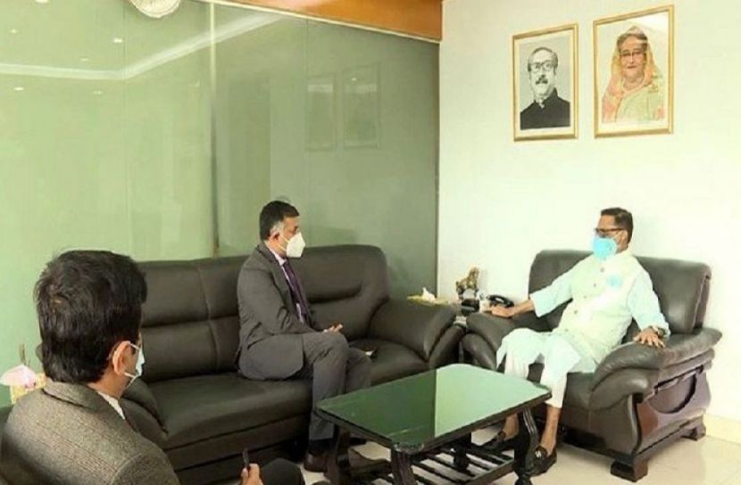 সেতুমন্ত্রী’র সাথে ভারতীয় হাইকমিশনারের সাক্ষাৎ