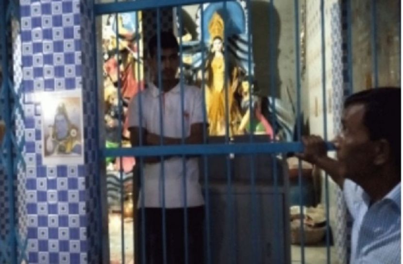 মাদারীপুরে যুবককে মন্দিরে আটকে রেখে নির্যাতন!