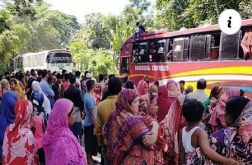 ট্রাক চাপায় মা-মেয়ে নিহত 
