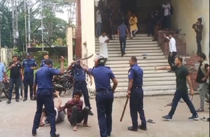 ছাত্রলীগের দুই গ্রুপের সংঘর্ঘে আহত ৬০