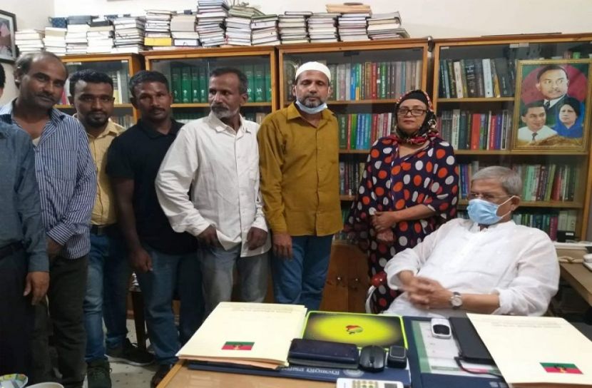 মির্জা ফখরুলের সাথে অধ্যক্ষ জ্যোতির মতবিনিময়   