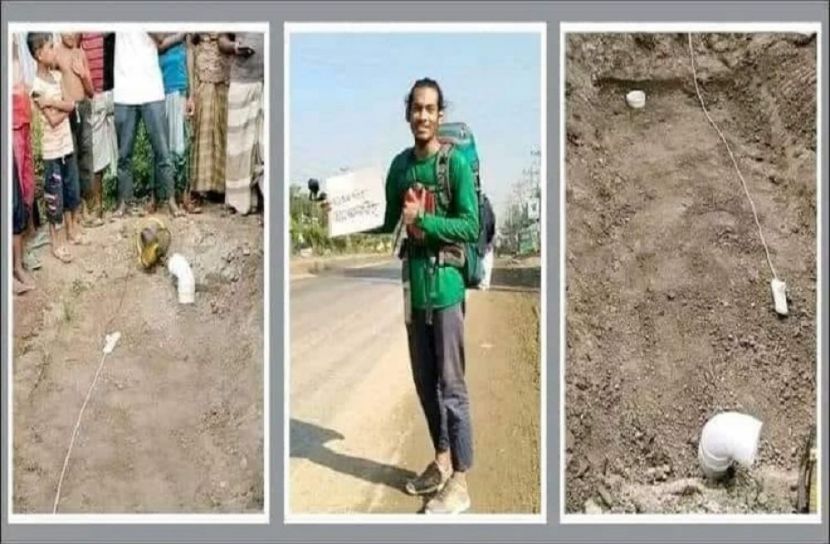 অভিজ্ঞতা নিতে কবরে ইউটিউবার!