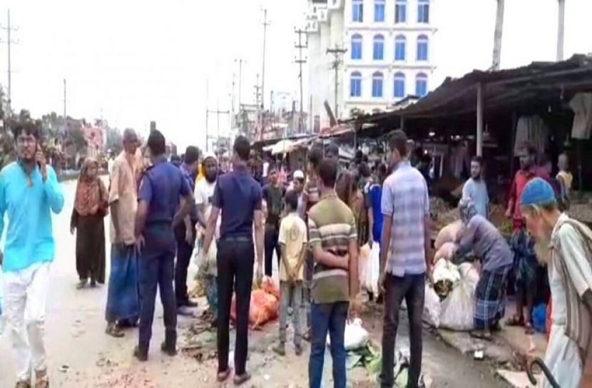 ভালুকায় মহাসড়কে উচ্ছেদ অভিযান