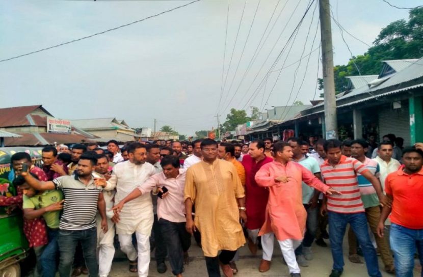 ঈশ্বরগঞ্জে বিএনপির বিক্ষোভ সমাবেশ