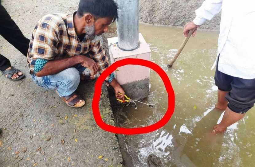 সাড়ে ৮ হাজার গজ বৈদ্যুতিক তার চুরি