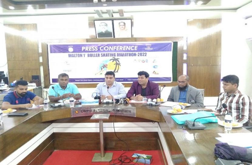 কক্সবাজারে ওয়ালটন রোলার স্কেটিং ম্যারাথন শুরু