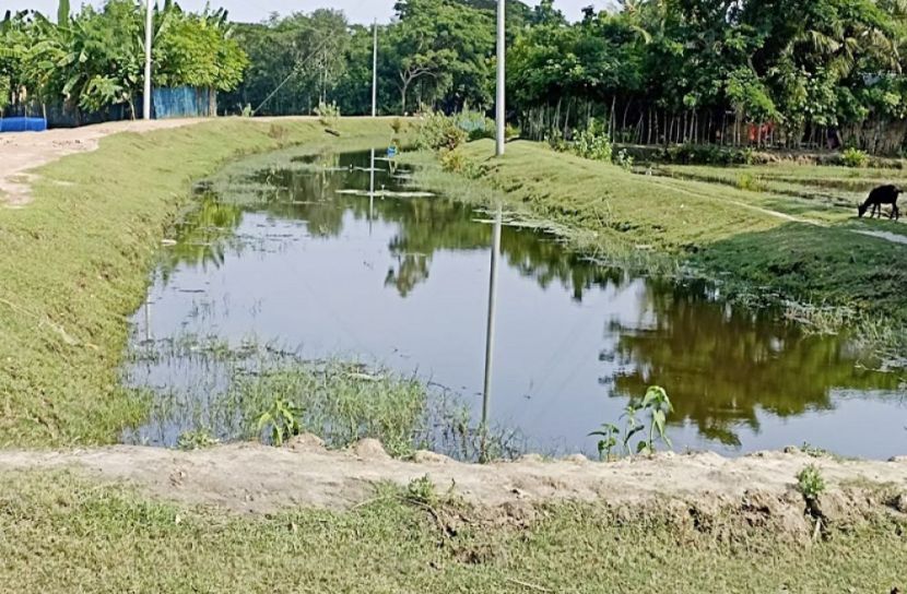 খাল দখল করে মৎস্য চাষ, দুই গ্রামের মানুষের ভোগান্তি