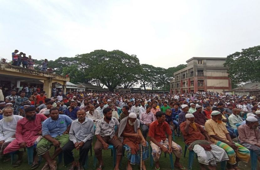 ঈশ্বরগঞ্জে বিএনপির বিক্ষোভ
