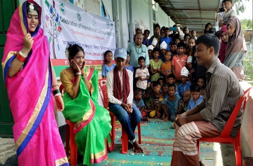 সৈয়দপুরে মঞ্চস্থ হলো ‘নিরক্ষর’