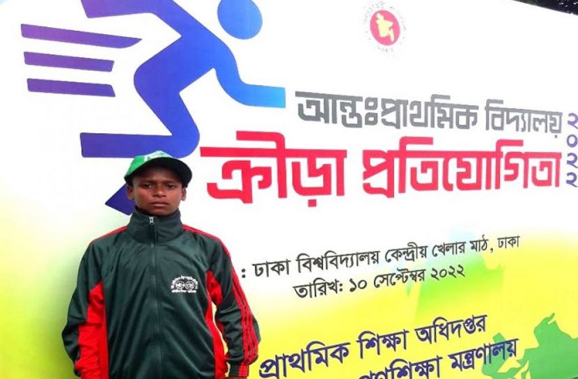 জাতীয় পর্যায়ে বল নিক্ষেপে দ্বিতীয় ফয়সাল