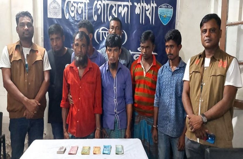 নোয়াখালীতে ৭ জুয়াড়ি গ্রেফতার