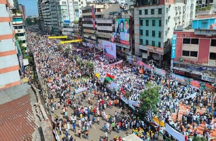 নয়াপল্টনে বিএনপির সমাবেশ