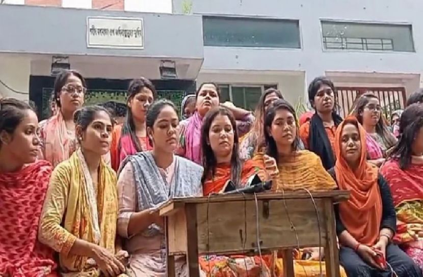 ছাত্রলীগ থেকে স্থায়ী বহিষ্কৃত নেত্রীদের একাংশ।  ছবি: সংগৃহীত