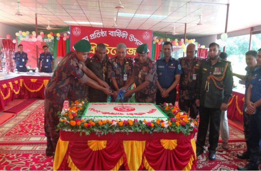 ফুলবাড়ীতে বিজিবির প্রতিষ্ঠাবার্ষিকী পালিত