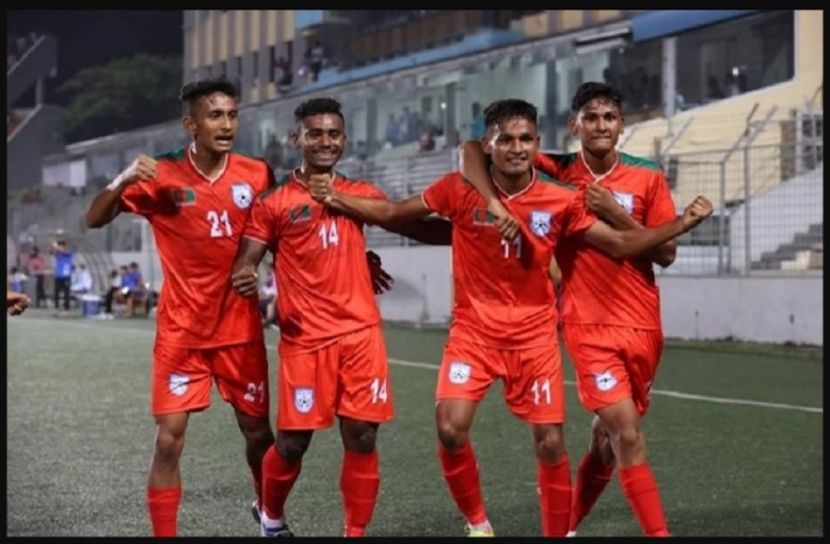 ভুটানকে ২ গোলে হারিয়েছে বাংলাদেশ