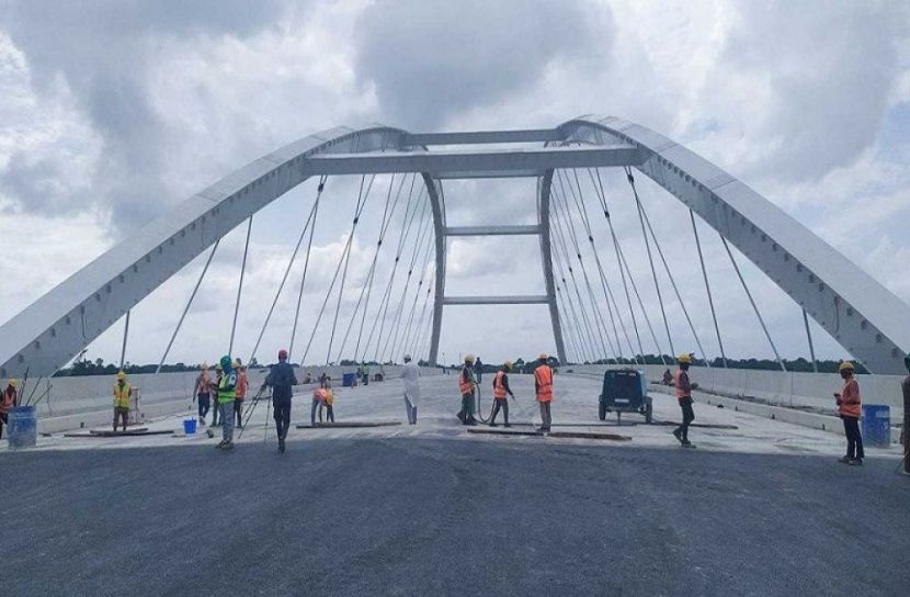৬ লেনের সেতুর উদ্বোধন সোমবার