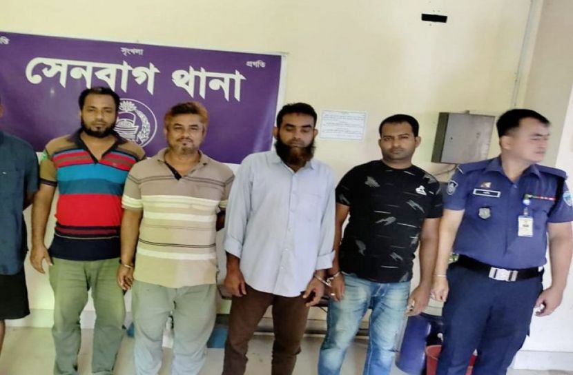 নোয়াখালীতে ৪ বিএনপি নেতা গ্রেফতার