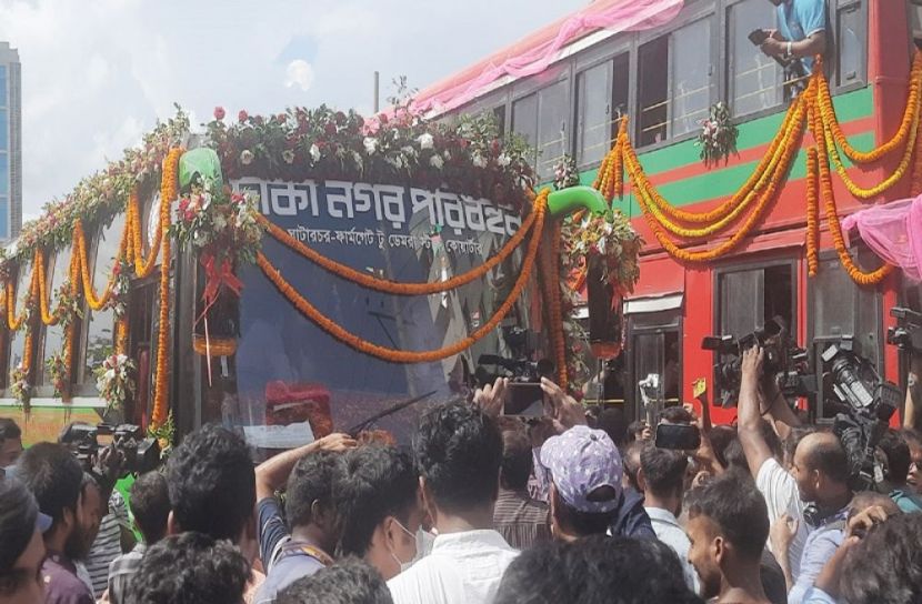 নগর পরিবহনের দুই রুট চালু