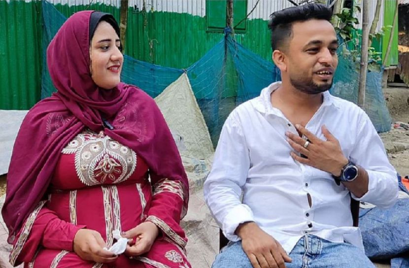 প্রেমের টানে নোয়াখালীতে মিসরীয় তরুণী