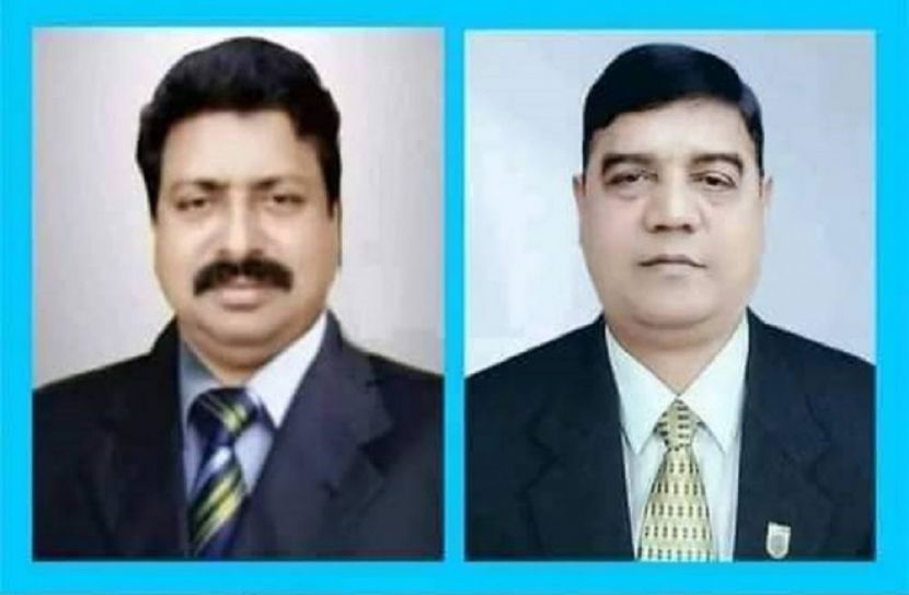 উলিপুর উপজেলা আওয়ামী লীগের সভাপতি অধ্যক্ষ আহসান হাবীব রানা ও বীর মুক্তিযোদ্ধা গোলাম হোসেন মন্টু সাধারণ সম্পাদক নির্বাচিত হয়েছেন। ছবি: সান নিউজ