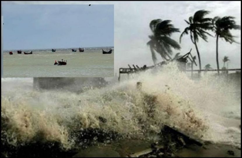 ঘূর্ণিঝড় সিত্রাং : সেন্টমার্টিনে ১৩ ট্রলার ডুবি