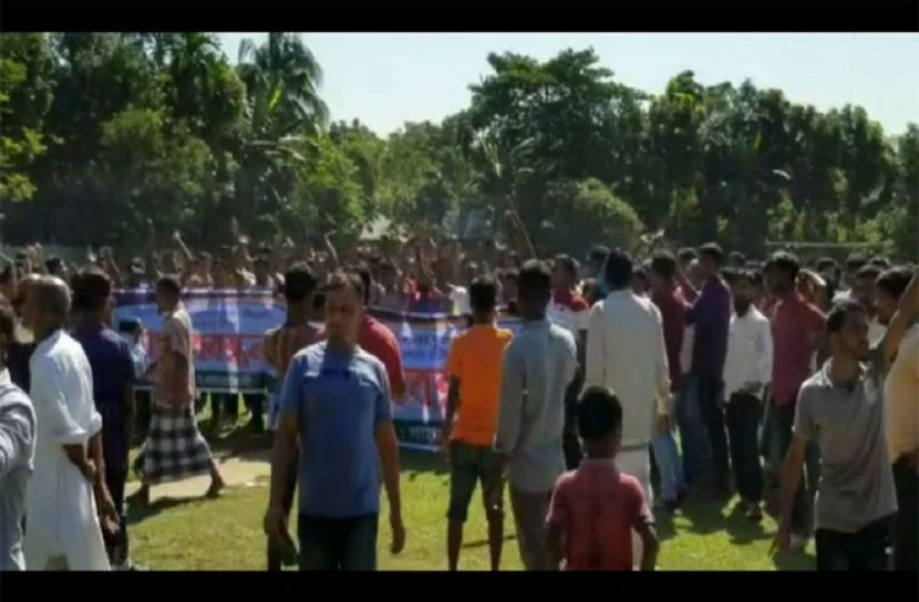 জীবন দিয়ে হলেও মাঠ রক্ষা করবো!