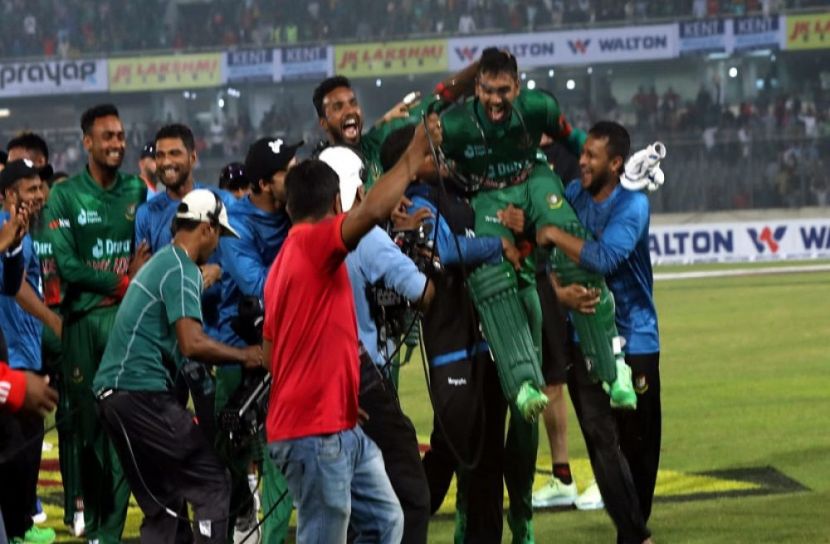 শ্বাসরুদ্ধকর জয় পেল বাংলাদেশ