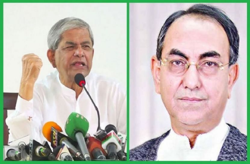 মির্জা ফখরুল ইসলাম আলমগীর ও মির্জা আব্বাস (ফাইল ছবি)