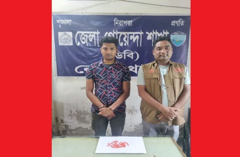 ৫ মামলার আসামি ইয়াবাসহ গ্রেফতার