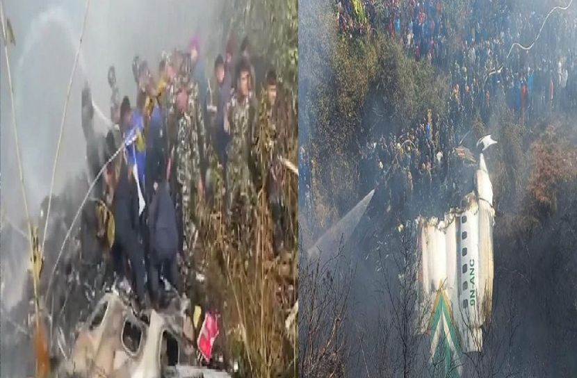 ৭২ যাত্রী সহ নেপালে বিমান বিধ্বস্ত