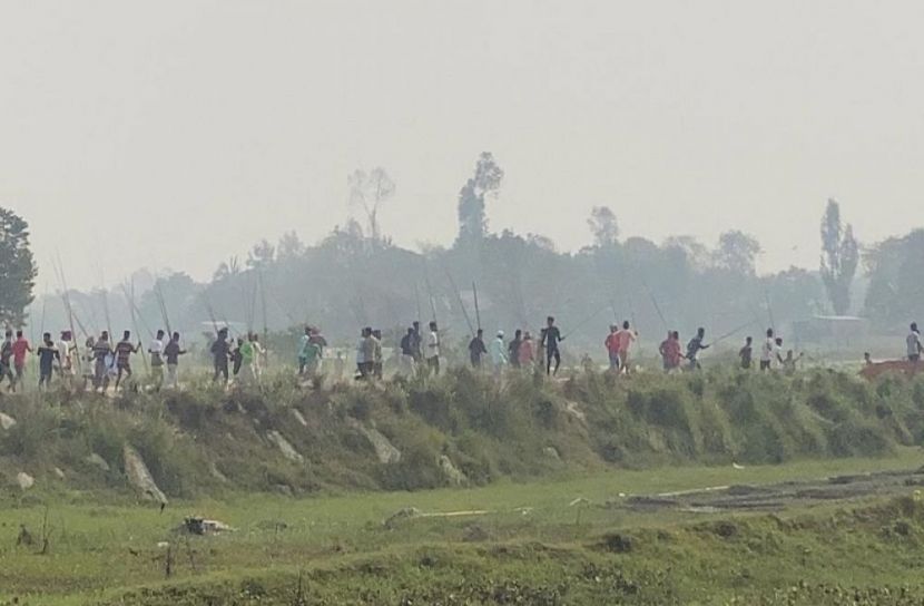 হাউজিং ব্যবসা নিয়ে দুইগ্রুপের সংঘর্ষে রণক্ষেত্র