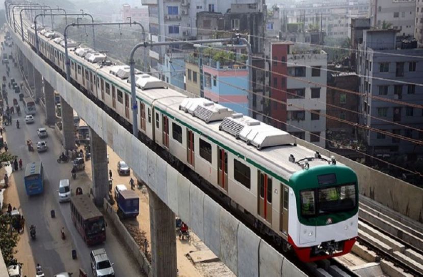 মেট্রোরেলের উত্তরা স্টেশন চালু 