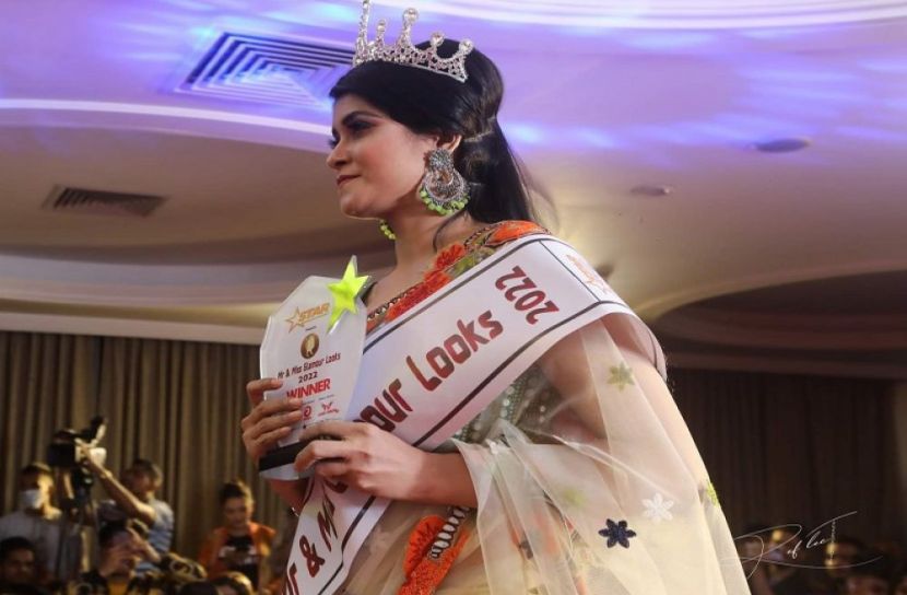 মিস্টার এন্ড মিস গ্ল্যামার লুকস চ্যাম্পিয়ন নিহা