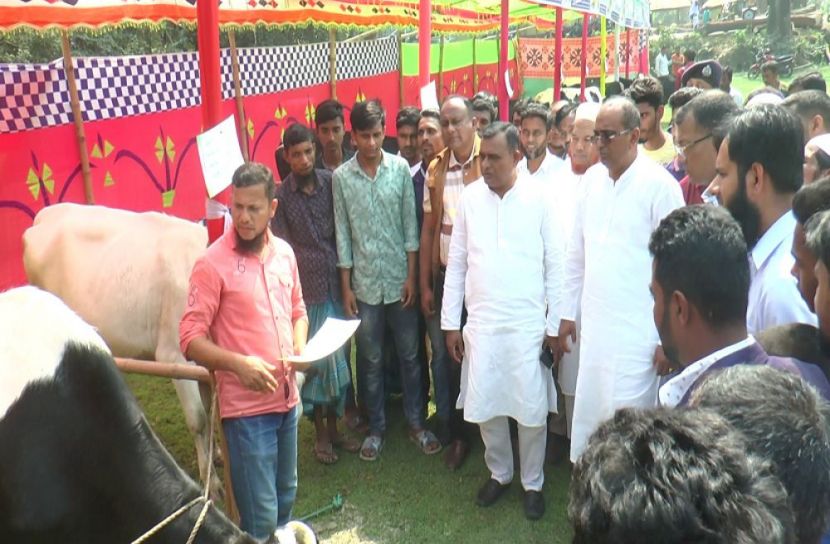 ভোলায় দৌলতখানে প্রাণিসম্পদ প্রদর্শনী    