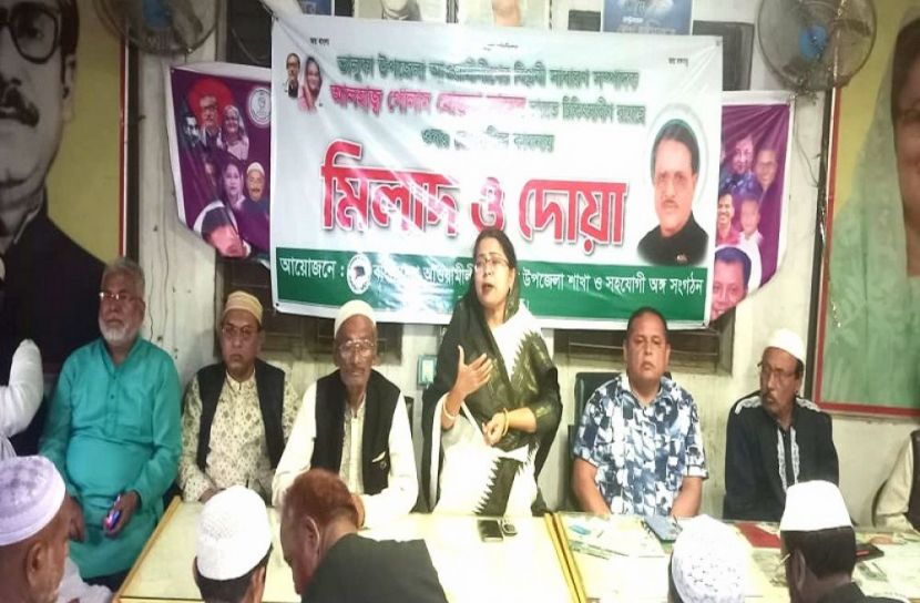 উপজেলা আ’লীগ সাধারণ সম্পাদকের সুস্থতা কামনায় দোয়া
