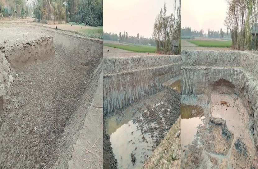 প্রশাসনের নামে ফসলিজমির মাটি বিক্রি