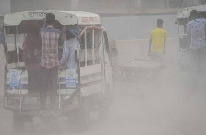 বিশ্ব দূষিত শহরে ফের শীর্ষে ঢাকা