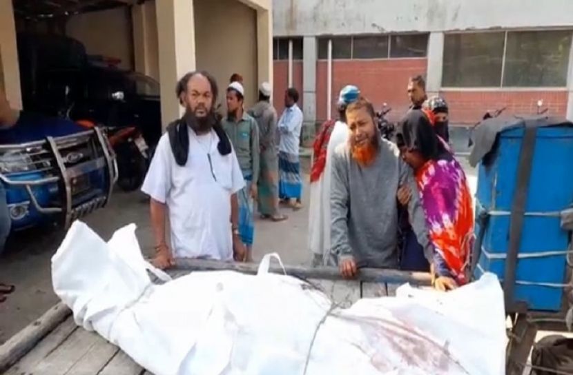 ঝালকাঠিতে হাত পা বেধে স্বামীকে জবাই 