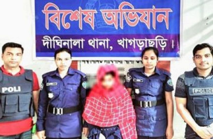 দীঘিনালায় ইয়াবাসহ নারী ব্যবসায়ী আটক