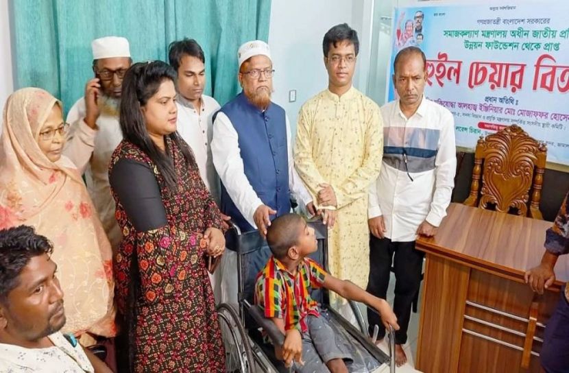 জামালপুরে ২০ প্রতিবন্ধী পেল হুইলচেয়ার