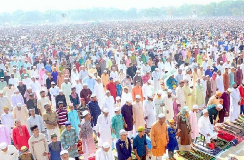 সর্ববৃহৎ ঈদ জামাত দিনাজপুরে
