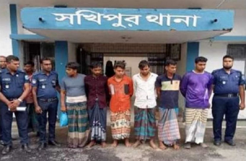 স্বামীকে বেঁধে স্ত্রীকে ধর্ষণ, গ্রেফতার ৬