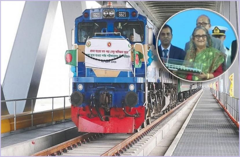 পদ্মা সেতুতে রেল সংযোগ উদ্বোধন