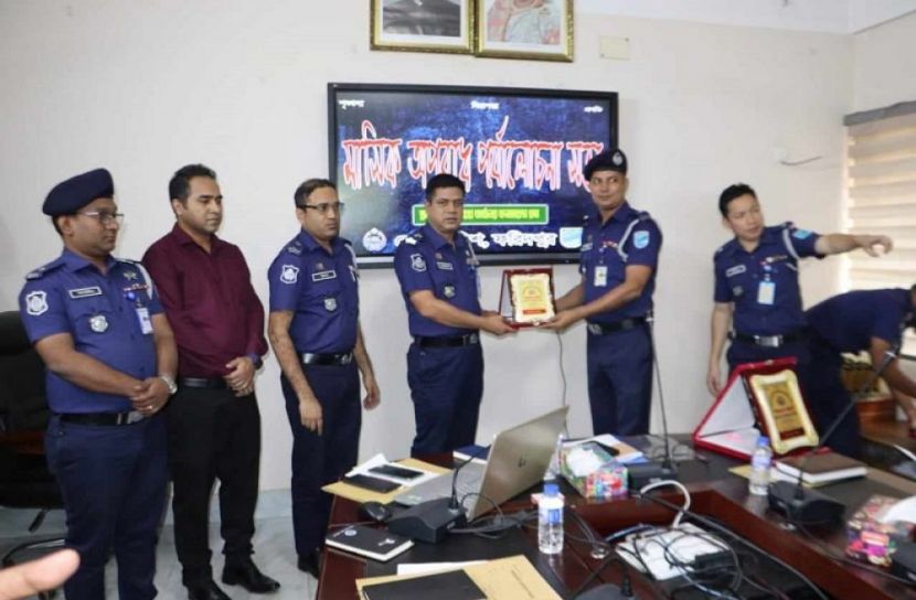 জেলার শ্রেষ্ঠ ওসি মধুখালি থানার শহিদুল ইসলাম
