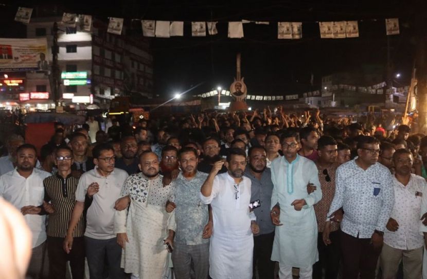 লক্ষ্মীপুরে আ’লীগের আনন্দ মিছিল