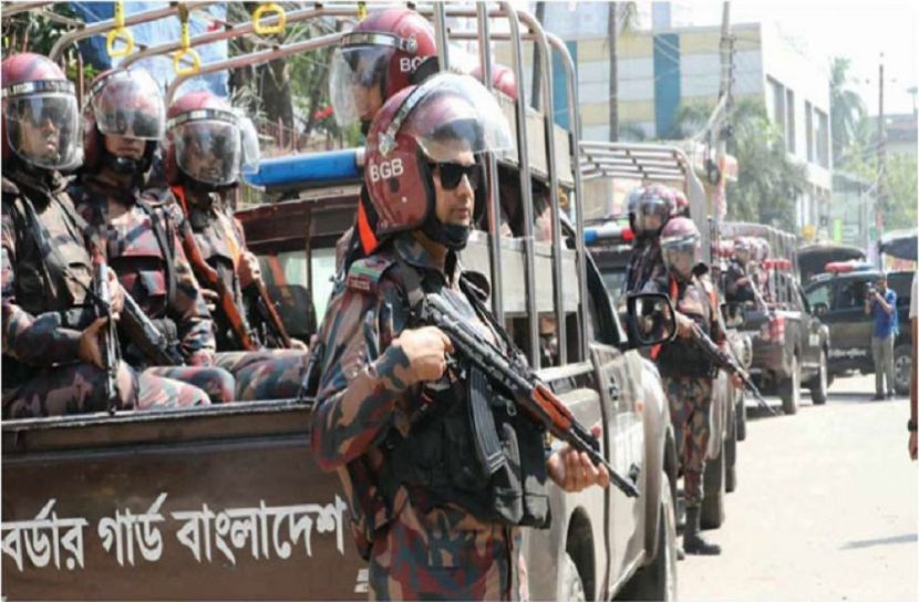 দেশে ২৩০ প্লাটুন বিজিবি মোতায়েন