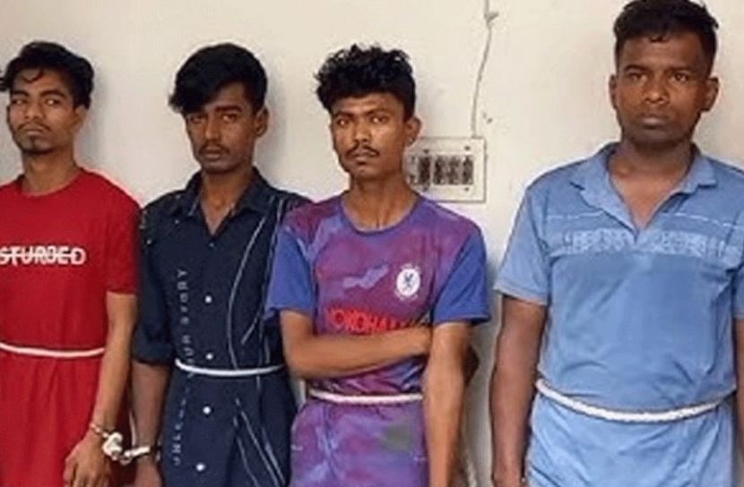 স্বামীর কাছ থেকে স্ত্রীকে ছিনিয়ে দলবদ্ধ ধর্ষণ, গ্রেপ্তার ৪