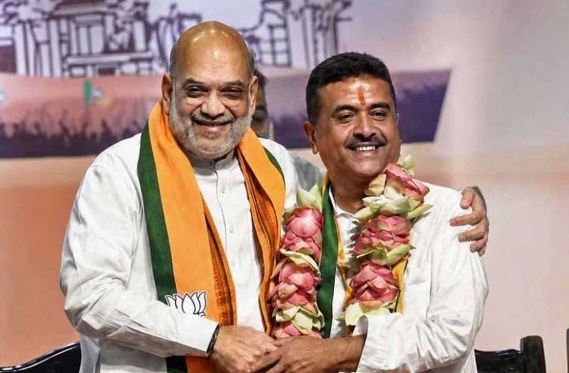 অমিত শাহ ও শুভেন্দু অধিকারী